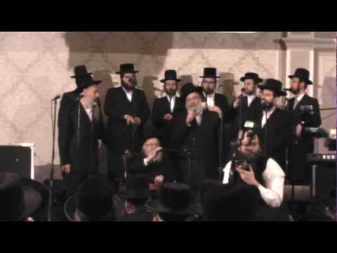 David, MBD, Mendy, and Yisroel Werdyger at RCCS Dinner 2012 - Yibaneh Hamikdash