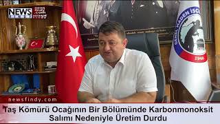 Taş Kömürü Ocağının Bir Bölümünde Karbonmonoksit Salımı Nedeniyle Üret