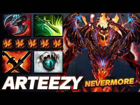 Arteezy Shadow Fiend Nevermore - Dota 2 Pro Gameplay [Watch & Learn]