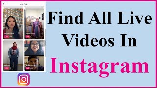 How to find all live videos on Instagram  New Upda