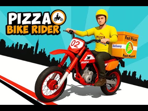 Pizza Bike Rider : Race through traffic to deliver hot pizzas fast and earn huge tips