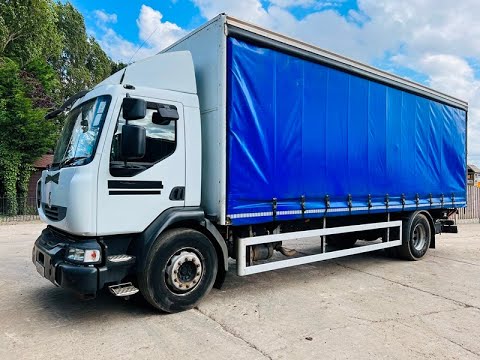 RENAULT MIDLUM 4X2 18 TON CURTAIN SIDE LORRY *YEAR 2009* C/W TAIL LIFT