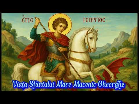 🔥 Viața Sfântului Mare Mucenic Gheorghe | Purtătorul de Biruință ✝️ Erou al credinței pentru Hristos