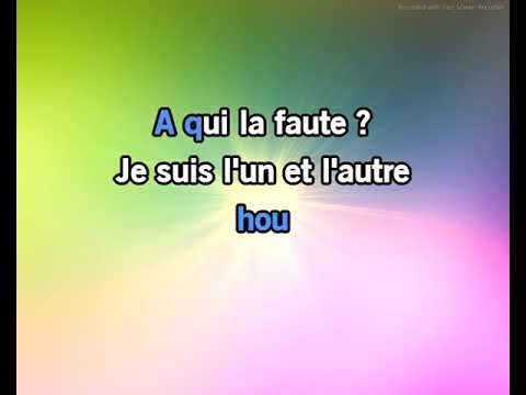 karaoké christophe willem double je