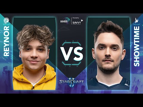 Reynor vs ShoWTimE // Gamers Without Borders 2023 – StarCraft II – Day 3