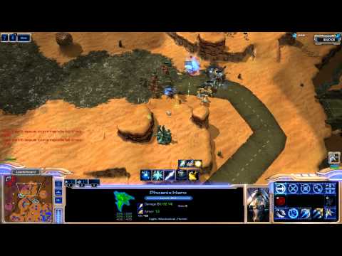 Starcraft 2 Arcade (Hero Attack 3x) Pheonix Hero (2/2)