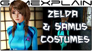 Zelda & Zero Suit Samus special costumes in Fatal Frame: Maiden of Black Water (Unlocked Gameplay)