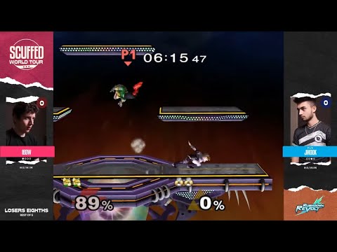 iBDW (Fox) vs. Jmook (Sheik) | Scuffed World Tour Melee Losers Eighths