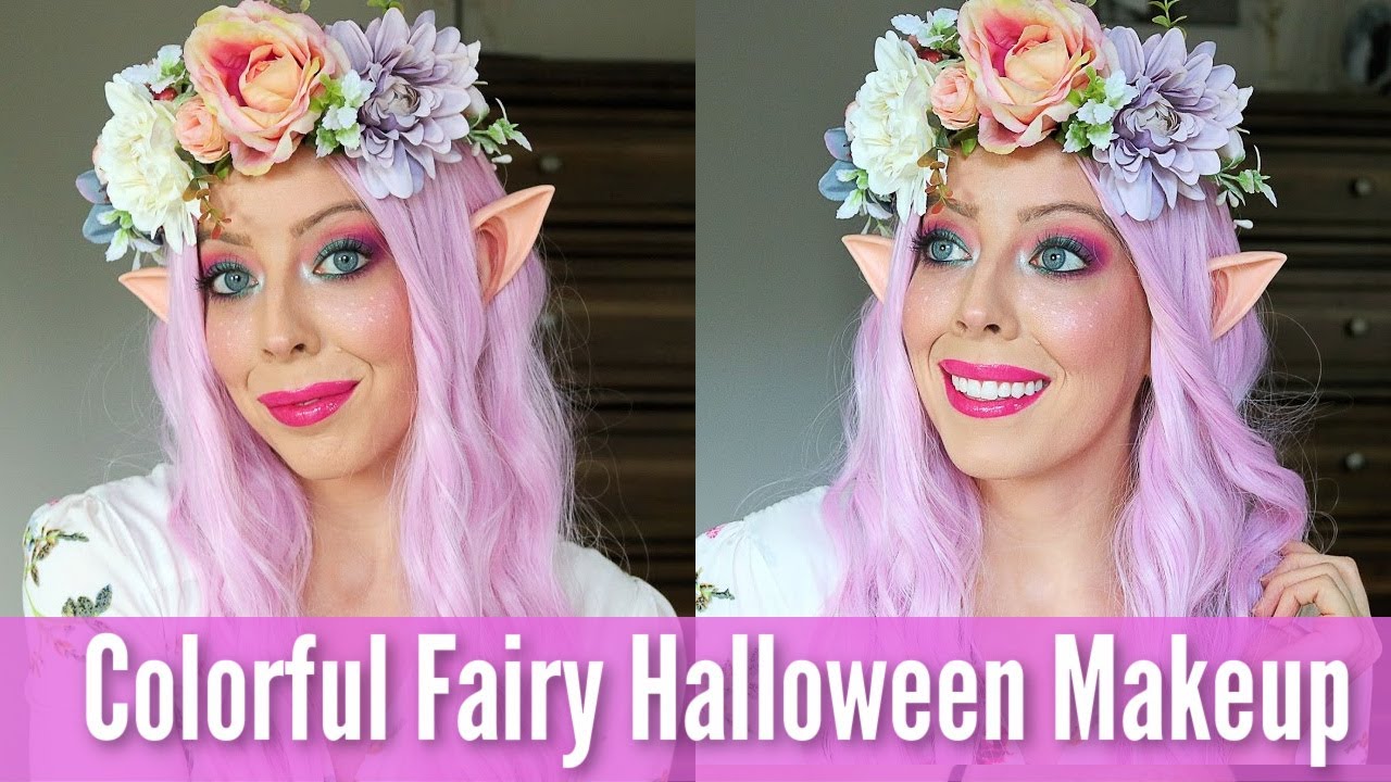 Colorful Fairy Makeup Halloween Tutorial