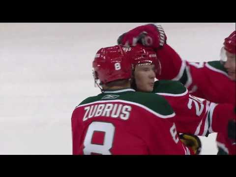 Dainius Zubrus Goal (Devils vs Penguins 3/17/10)