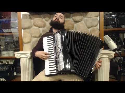 5873 - Black Guerrini Solo Tone Piano Accordion LMMH 41 120 Compact Version President Superior $5999