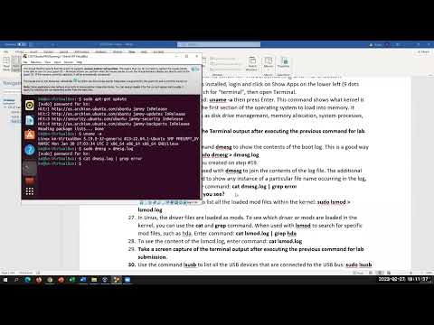 CIS27 Lab 1: Ubuntu Linux Command Line