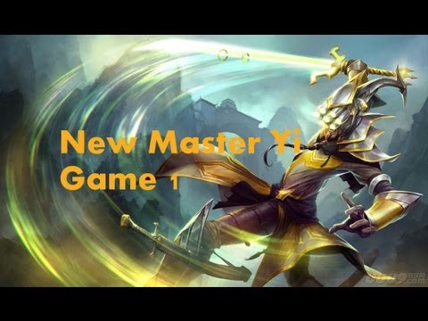 League of Legends (Game 1) New Master Yi (Jungle)