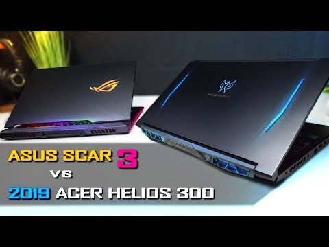 Acer Predator Helios 300 2019 vs Asus Scar III - In-depth COMPARISON / REVIEW