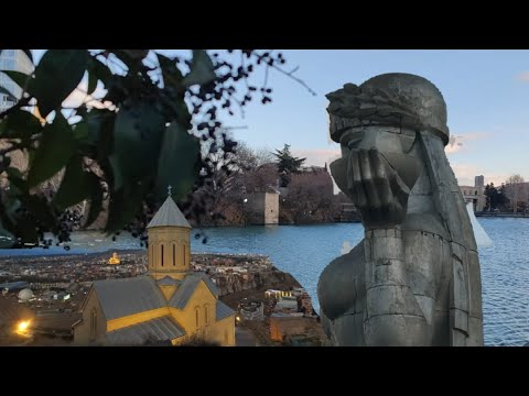 Narikala Fortress, Mother of Georgia , short trip. 1080 - 60fps