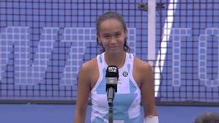 10/29(木)シングルス本戦2回戦 センターコート 第二試合 レイラ・フェルナンデス (CAN)vsエリス・メルテンス(BEL)