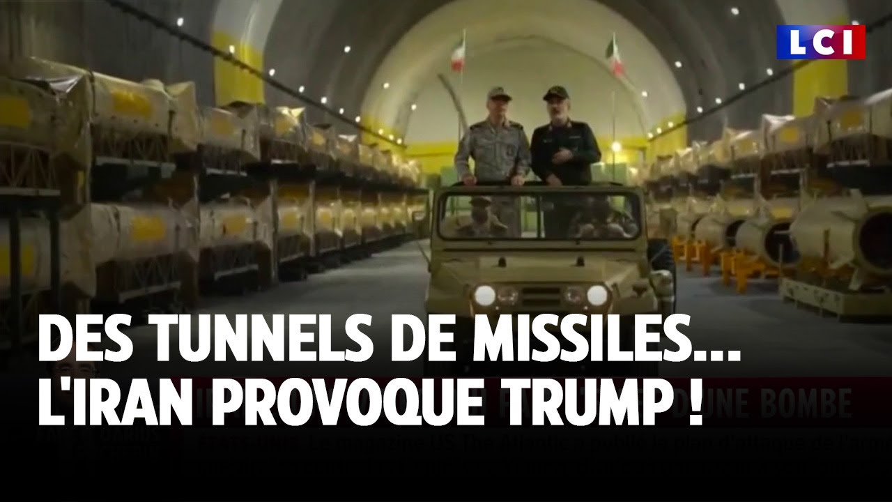Des tunnels de missiles... L'Iran provoque Trump !｜LCI