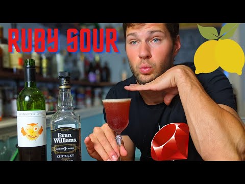 How to make a Ruby Sour | NOT YOUR TYPICAL SOUR COCKTAIL