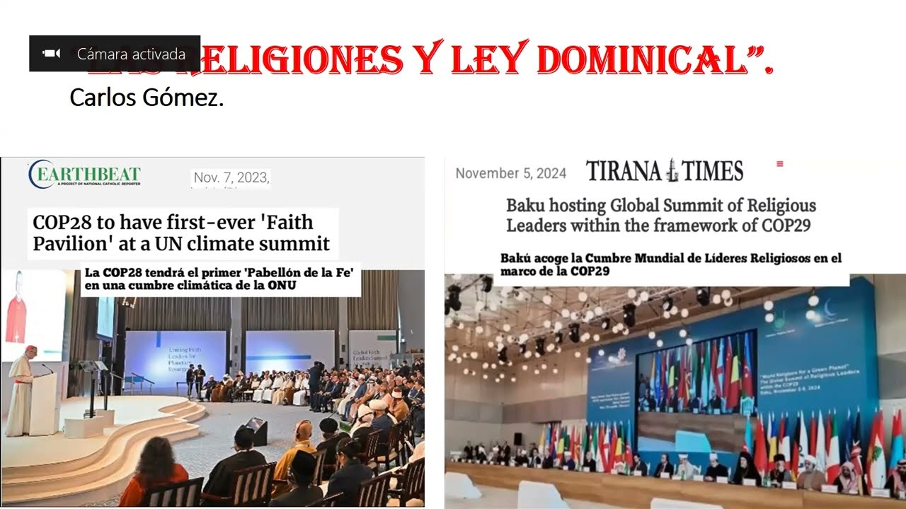 "LAS RELIGIONES APOSTATAS Y LA LEY DOMINICAL". Carlos Gómez.