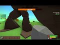 MUCK Beating Big Chunk On Gamer Difficulty With Only A Rock