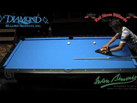 Johann Chua 115 ball run in straight pool