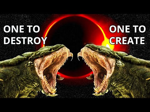 Twin Serpents of Chaos: One Creates the World, the Other Destroys it -- Egyptian Mythology.