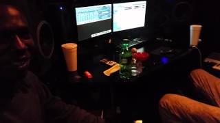 Th3rd DaGree in studio at A-Team Inc