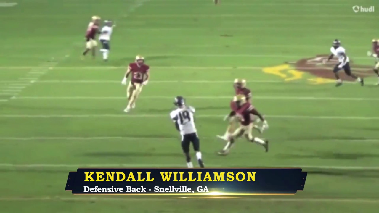 Kendall Williamson - Brookwood Defensive Back - Highlights