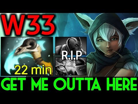 W33 Dota 2 [Meepo] WTF 22min Hex! Signature Hero