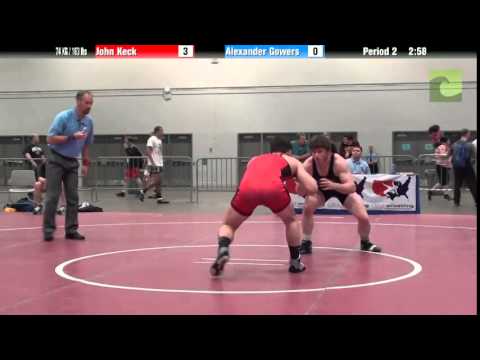 Men 74 KG / 163 lbs - John Keck vs. Alexander Gowers