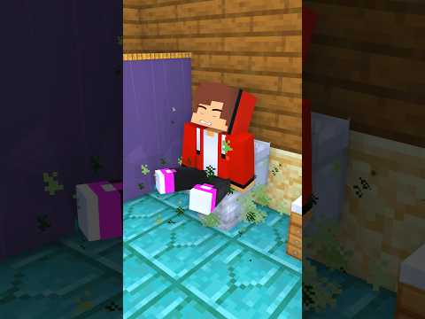 HELP JJ Sister 🎀 & Mikey VS Evil JJ in Toilet - Minecraft Animation #shorts