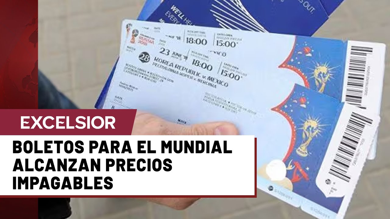 ¿Mundial para ricos? Boletos para el Mundial en reventa por las nubes