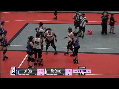 2018 WFTDA Continental Cup - NA West Game 2: Jet City Roller Derby vs No Coast Derby Girls