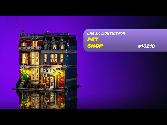 Video teaser for LIGHT MY BRICKS - Pet Shop 10218