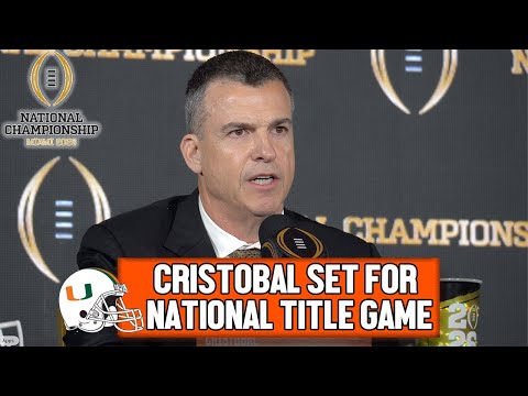 Mario Cristobal Final Comments at Coaches Press Conference Before National Championship vs. Indiana