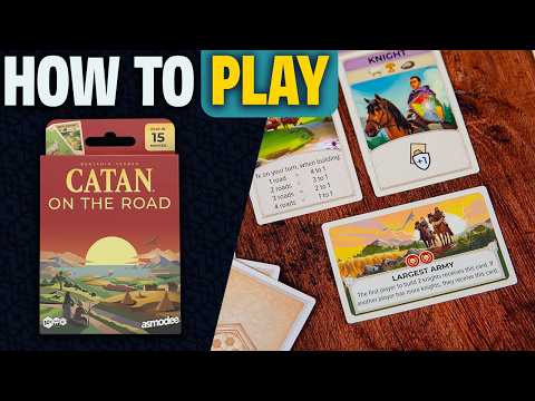 Catan: On The Road | How to Play | Learn to Play in 7 Minutes! | Catan Card Game