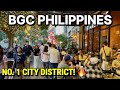 PHILIPPINES No 1 BEST CITY DISTRICT BGC Manila Walking Tour This December