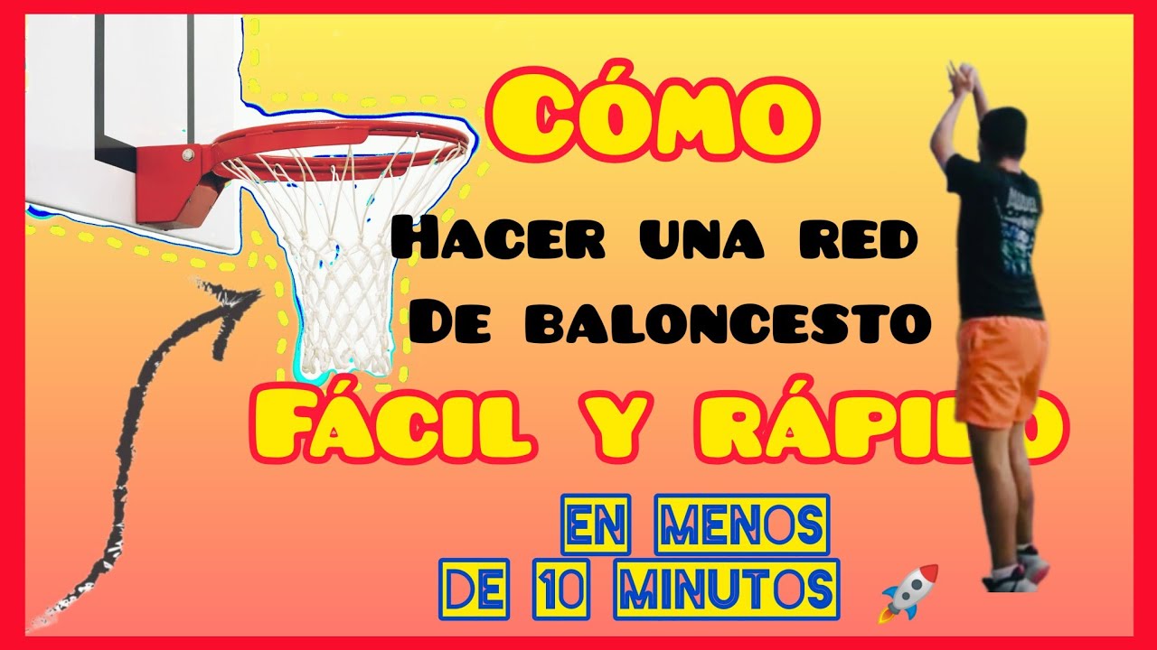 Watch Cómo Hacer Una Red De Baloncesto Fácil y Rápido/(en 10 minutos)🗑️🏀 Now Cómo Hacer Una Red De Baloncesto Fácil y Rápido/(en 10 minutos)🗑️🏀