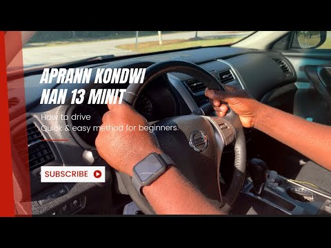 KOMAN POU W KONDWI YON MACHIN OTOMATIK-PART I.