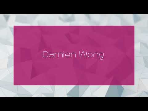 Damien Wong - appearance