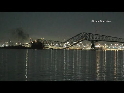 Witness captures scene of Baltimore bridge
