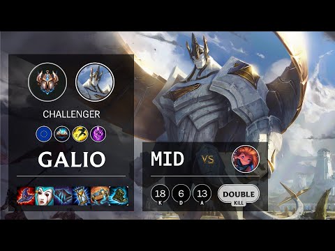 Galio Mid vs Zoe - EUW Challenger Patch 10.14