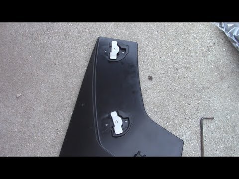 No Drill Mud Flaps Install WeatherTech Silverado
