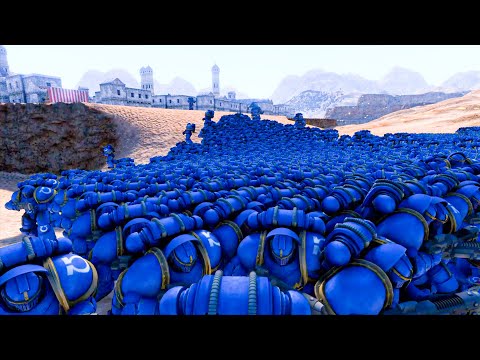 15000 Venoms VS 10000 Space Marines  Ultimate Epic Battle Simulator UEBS 2