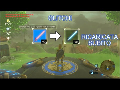 Come ricaricare la spada suprema subito glitch Zelda Breath Of The Wild