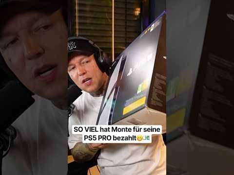 SO VIEl hat Monte für seine PS5 Pro bezahlt😱 #montanablack #shorts