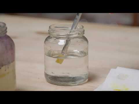 How to cleaning your oil paint brushes | Cobra Oil Paint | Watermixable Oil | Solvent Free | Soap