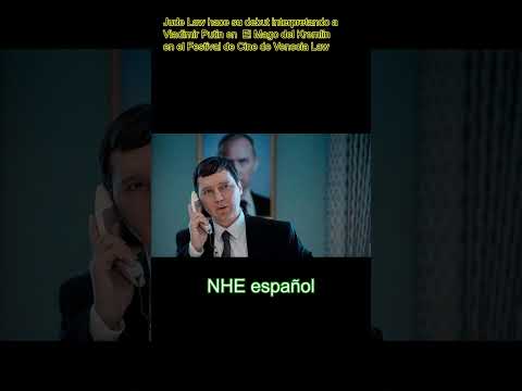 Jude Law debutó interpretando a Vladimir Putin en 'El Mago del Kremlin' en el Festival de Cine de Ve