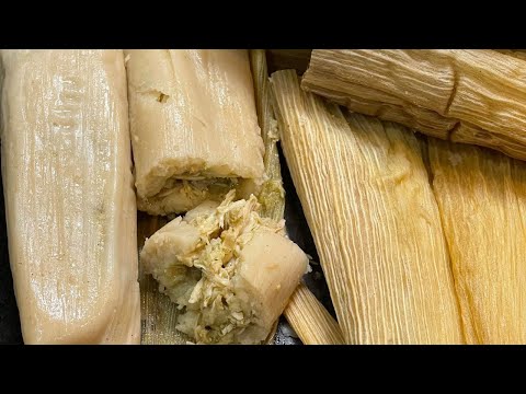 Tamales De Pollo Con Chile Verde Riquisimo Mejor Qué Nunca