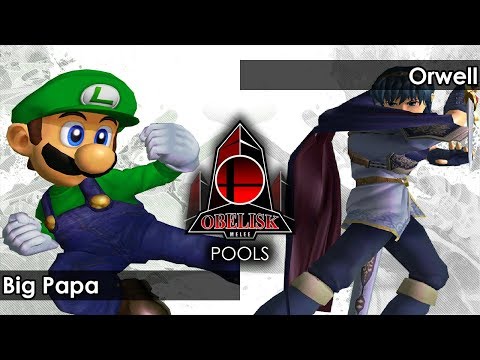 Melee: SMT | Big Papa (Luigi/Sheik) V Orwell (Marth) - Obelisk 94 Tournament SSBM